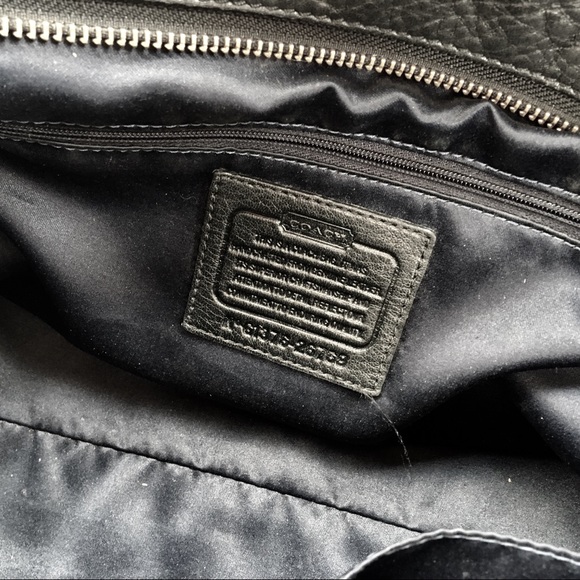 Coach Black and Silver leather Tote Bag - Picture 4 of 8